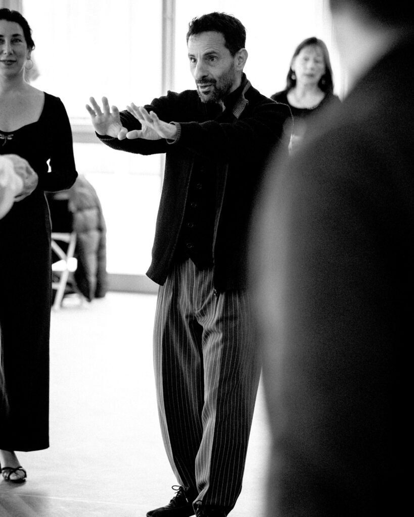Pablo Nievas and Florencia Fraschina teaching at TangoE14 13/5/2023